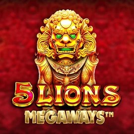 5 Lions Megaways slot visual from Pragmatic Play available on millioner-kasino.fi