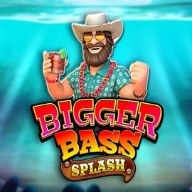 Bigger Bass Splash slot logo by Pragmatic Play at Millioner Casino