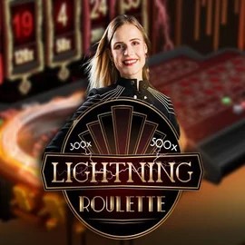 Lightning Roulette slot icon by Evolution, available at Millioner Casino