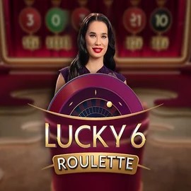 Lucky 6 Roulette logo – Live Casino by Pragmatic Play at Millioner Casino
