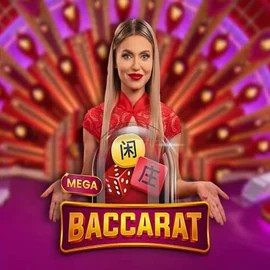 Enjoy Mega Baccarat by Pragmatic Play – logo hosted on millioner-kasino.fi
