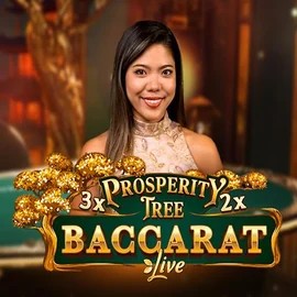Prosperity Tree Baccarat game by Evolution – logo hosted on Millioner Casino